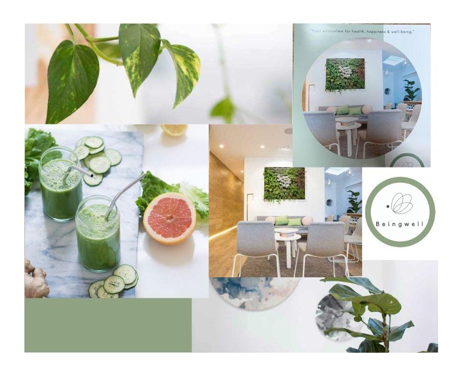 Beingwell Website design Moodboard