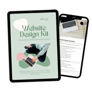 The Website Design Kit is your DIY guide to create a beautiful website.