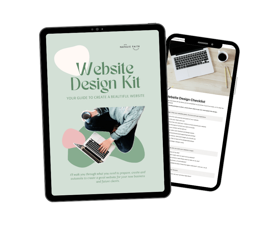 Website Design Kit by Natalie Faith Web Designs